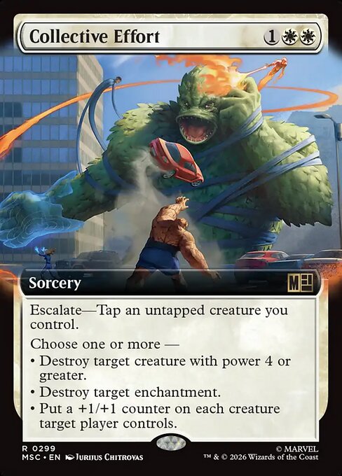 MTG Collective Effort MSC 299 Extended Art Nonfoil