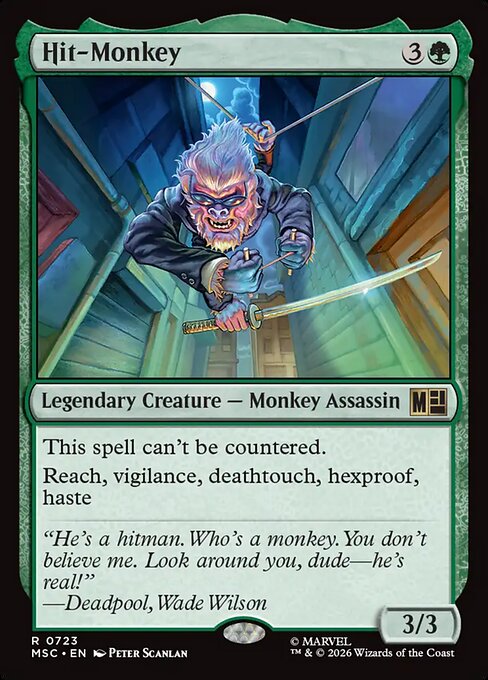MTG Hit-Monkey MSC 723 Regular Foil