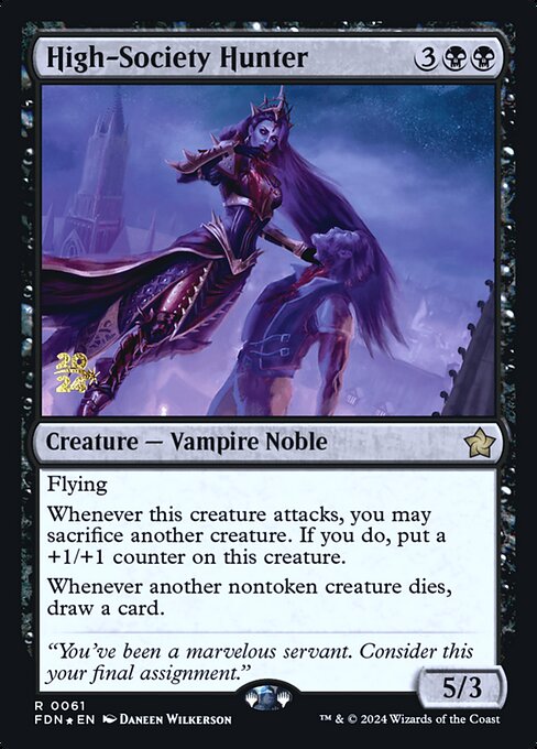 MTG High-Society Hunter PFDN 061s Prerelease Foil