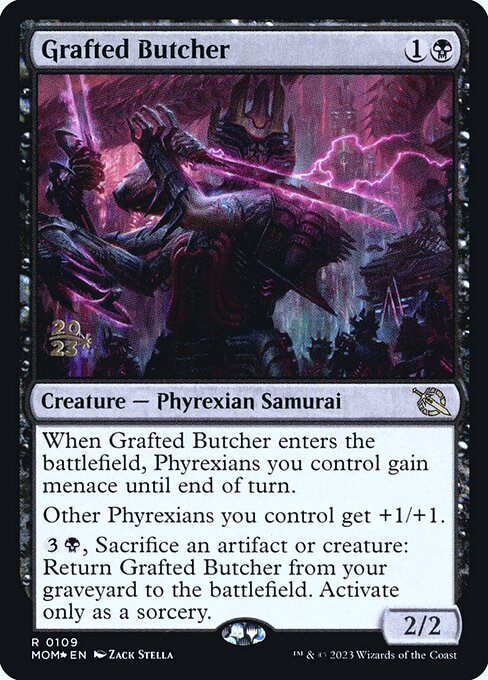 MTG Grafted Butcher PMOM 109s Prerelease Foil