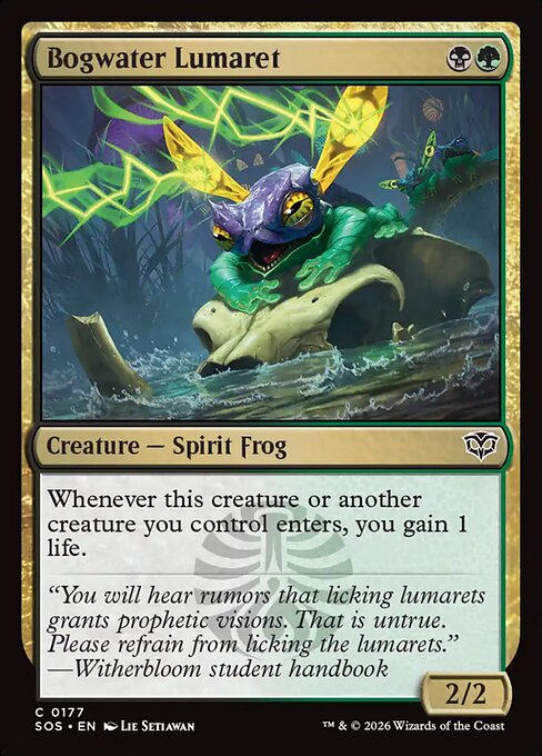 MTG Bogwater Lumaret SOS 177 Regular Foil