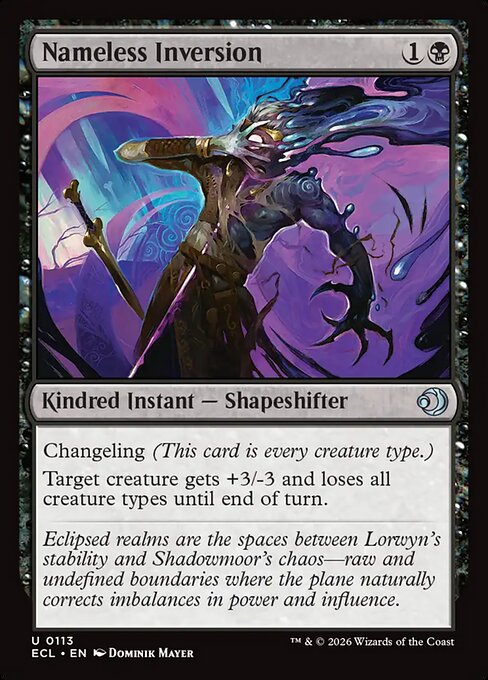 MTG Nameless Inversion ECL 113 Regular Nonfoil