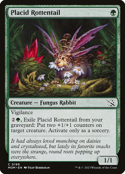 MTG Placid Rottentail MOM 199 Regular Nonfoil