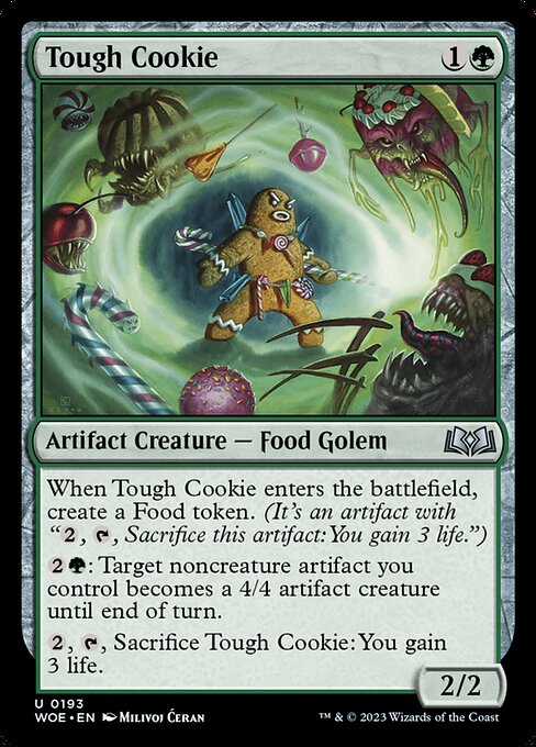 MTG Tough Cookie WOE 193 Regular Foil