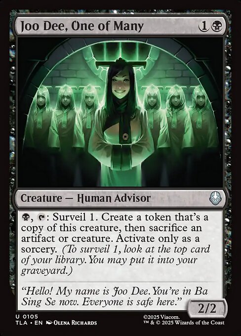 MTG Joo Dee, One of Many TLA 105 Regular Nonfoil