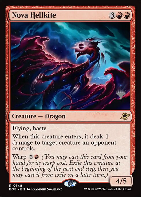 MTG Nova Hellkite PEOE 148p Promo Pack Foil