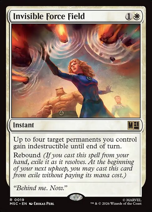 MTG Invisible Force Field MSC 019 Regular Surge Foil