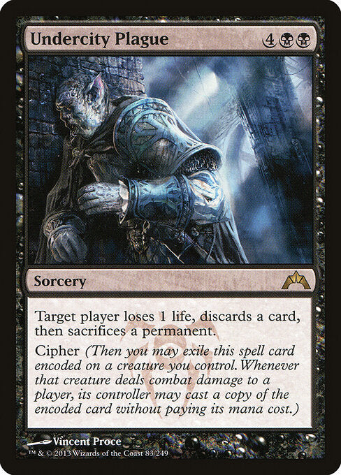 MTG Undercity Plague GTC 083 Regular Foil