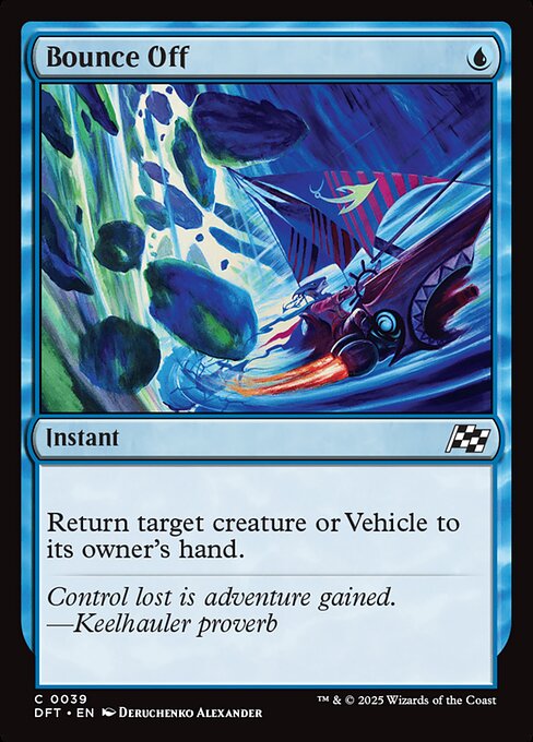 MTG Bounce Off DFT 039 Regular Foil