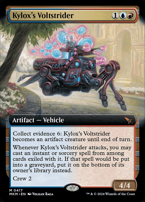 MTG Kylox's Voltstrider MKM 417 Extended Art Foil