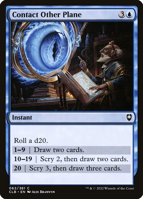 MTG Contact Other Plane CLB 062 Regular Foil