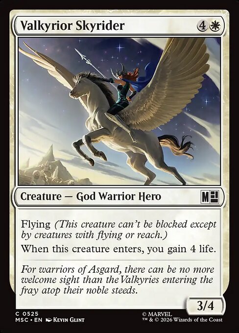 MTG Valkyrior Skyrider MSC 525 Regular Nonfoil