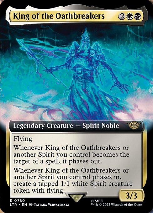 MTG King of the Oathbreakers LTR 780 Extended Art Surge Foil