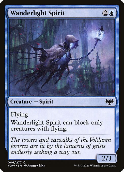 MTG Wanderlight Spirit VOW 086 Standard Nonfoil front