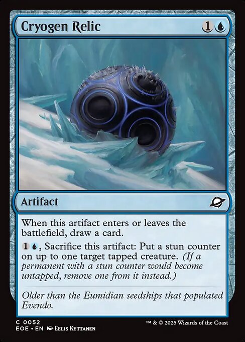 MTG Cryogen Relic EOE 052 Regular Foil
