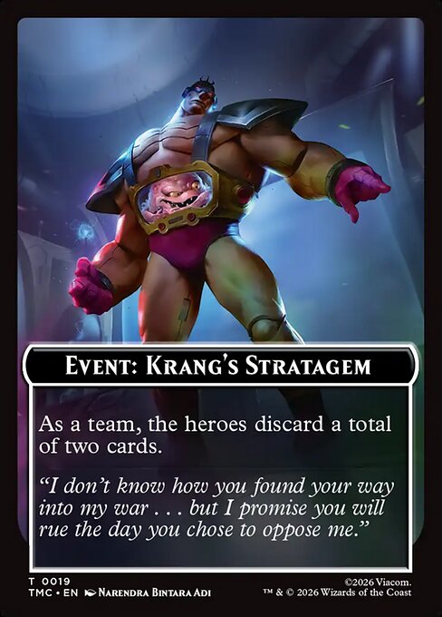 MTG Event: Krang's Stratagem Token TMC 019 Token Nonfoil