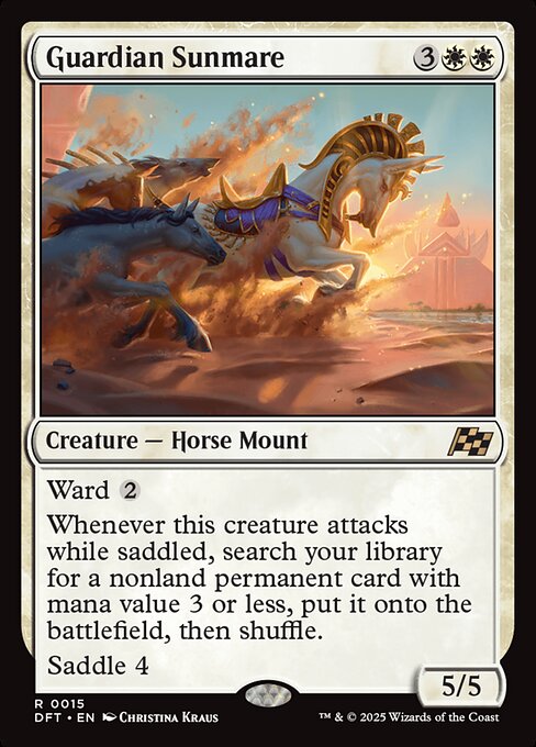 MTG Guardian Sunmare DFT 015 Regular Nonfoil