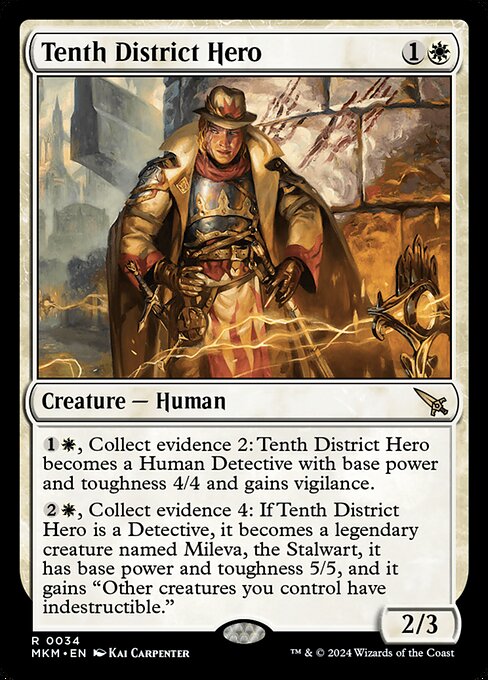 MTG Tenth District Hero MKM 034 Regular Foil