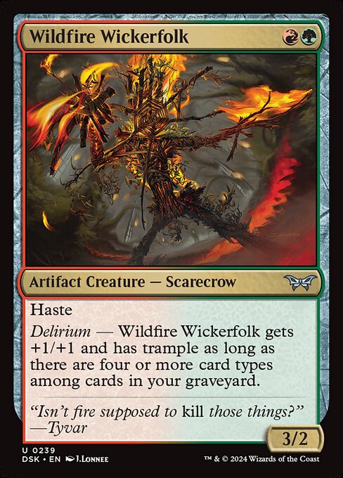 MTG Wildfire Wickerfolk DSK 239 Regular Nonfoil