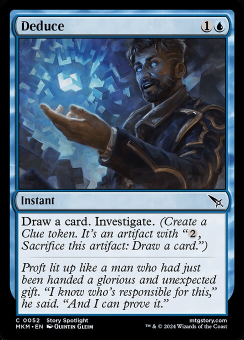 MTG Deduce MKM 052 Regular Nonfoil