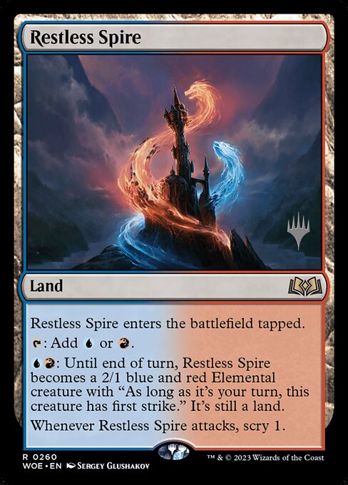 MTG Restless Spire PWOE 260p Promo Pack Nonfoil