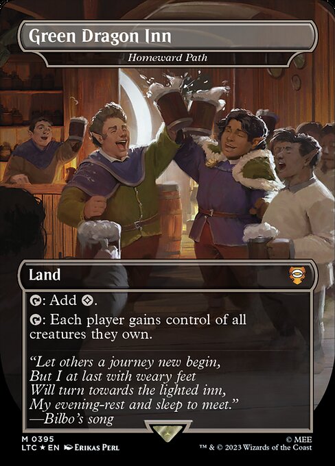 MTG Homeward Path LTC 395 Showcase Ring Surge Foil
