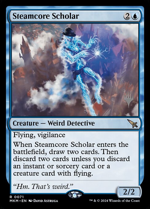 MTG Steamcore Scholar PMKM 071p Promo Pack Nonfoil