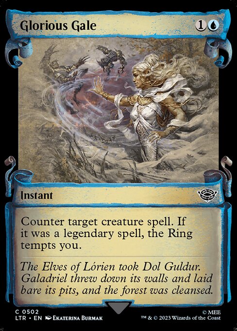 MTG Glorious Gale LTR 502 Showcase Scrolls of Middle-earth Nonfoil