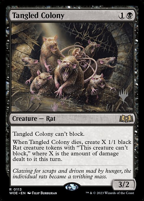 MTG Tangled Colony PWOE 113p Promo Pack Foil