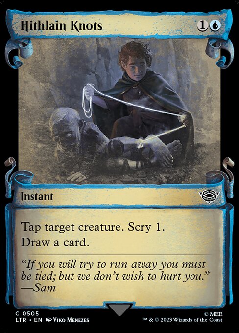 MTG Hithlain Knots LTR 505 Showcase Scrolls of Middle-earth Silver Foil
