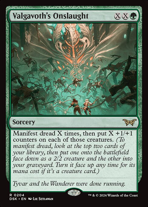 MTG Valgavoth's Onslaught DSK 204 Regular Foil