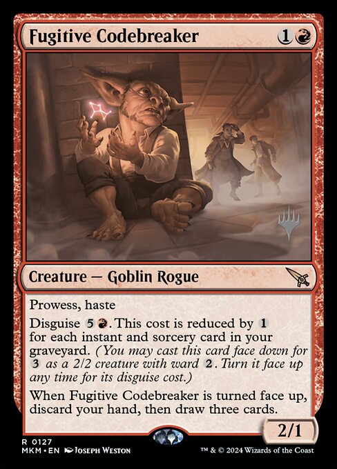 MTG Fugitive Codebreaker PMKM 127p Promo Pack Nonfoil