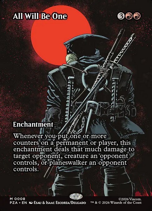 MTG All Will Be One PZA 008 Borderless Source Material Nonfoil