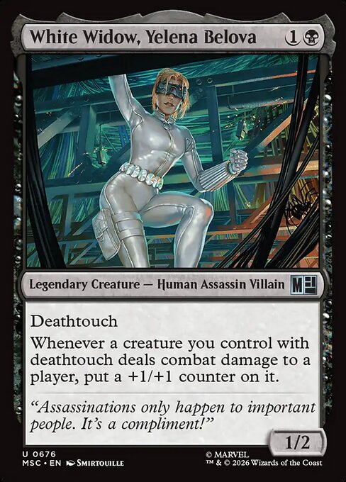 MTG White Widow, Yelena Belova MSC 676 Regular Foil