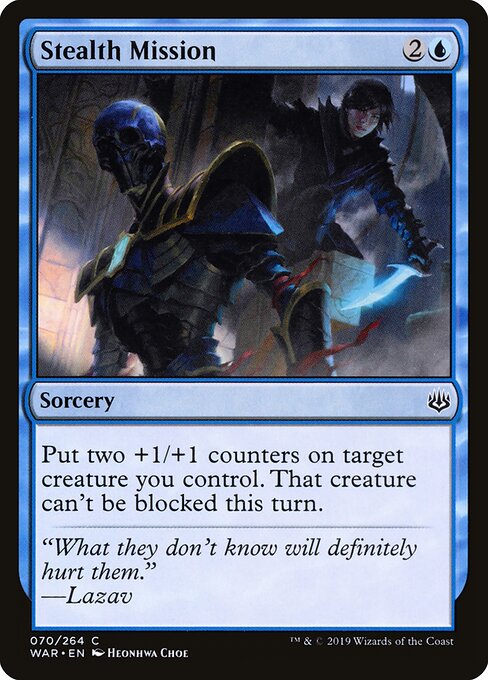 MTG Stealth Mission WAR 070 Standard Nonfoil front
