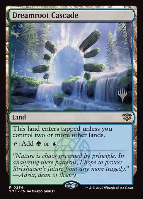 MTG Dreamroot Cascade PSOS 254P Promo Pack Foil