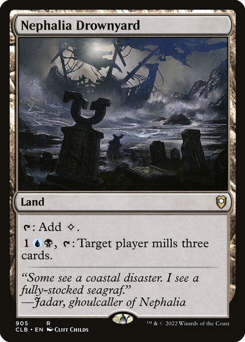 MTG Nephalia Drownyard CLB 905 Commander Deck Nonfoil