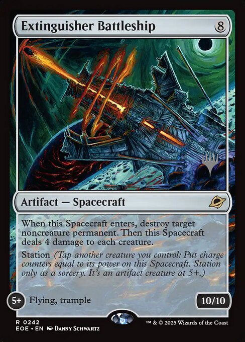 MTG Extinguisher Battleship PEOE 242p Promo Pack Nonfoil