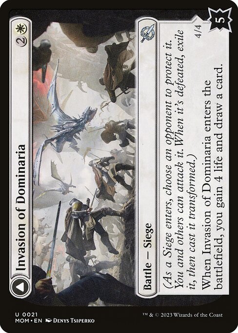 MTG Invasion of Dominaria // Serra Faithkeeper MOM 021 Regular Foil