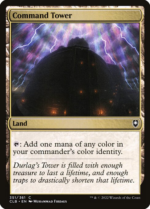 MTG Command Tower CLB 351 Regular Nonfoil