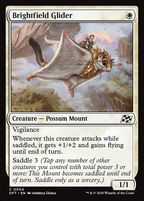 MTG Brightfield Glider DFT 004 Regular Nonfoil