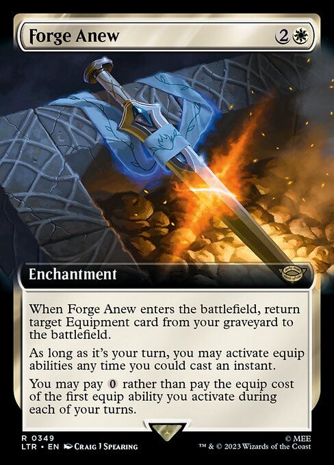MTG Forge Anew LTR 349 Extended Art Foil