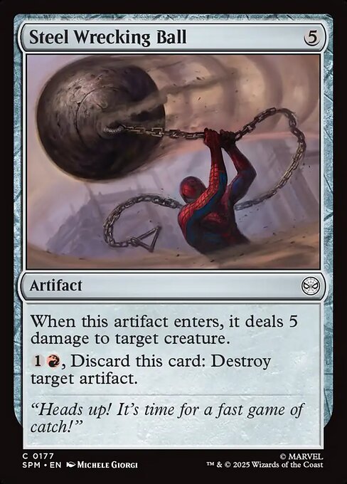 MTG Steel Wrecking Ball SPM 177 Regular Nonfoil