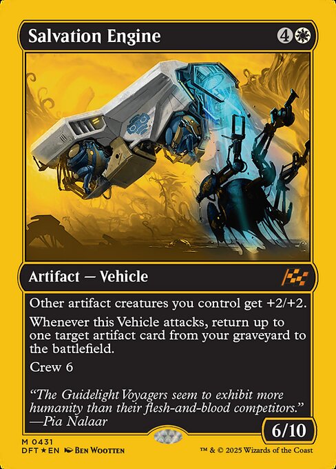 MTG Salvation Engine DFT 431 Regular First-Place Foil