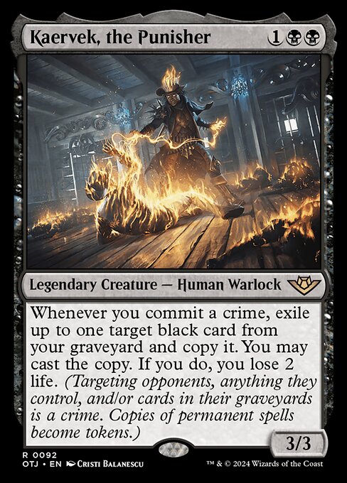 MTG Kaervek, the Punisher OTJ 092 Regular Nonfoil