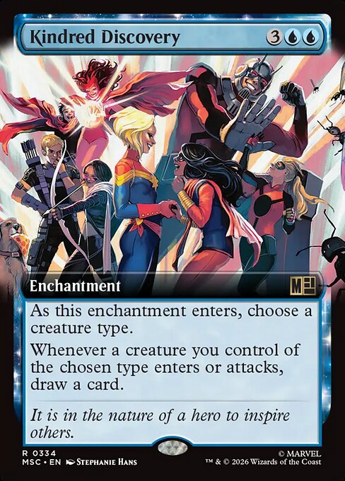 MTG Kindred Discovery MSC 334 Extended Art Nonfoil