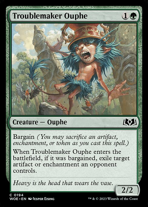 MTG Troublemaker Ouphe WOE 194 Regular Foil