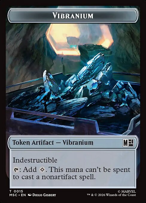 MTG Vibranium Token MSC 015 Token Foil