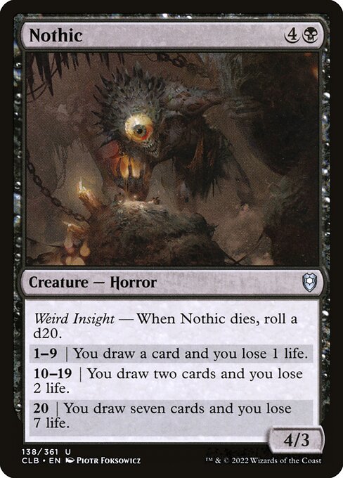MTG Nothic CLB 138 Regular Nonfoil