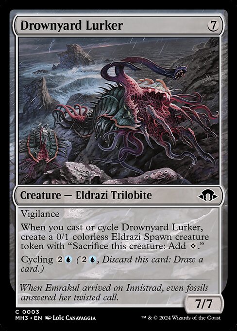 MTG Drownyard Lurker MH3 003 Regular Foil